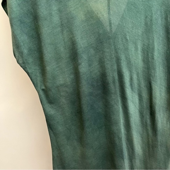 Parasuco Vintage Shirt - Silk Blend Y2K Layered Sheer Short Sleeve Blouse Large - Picture 6 of 6